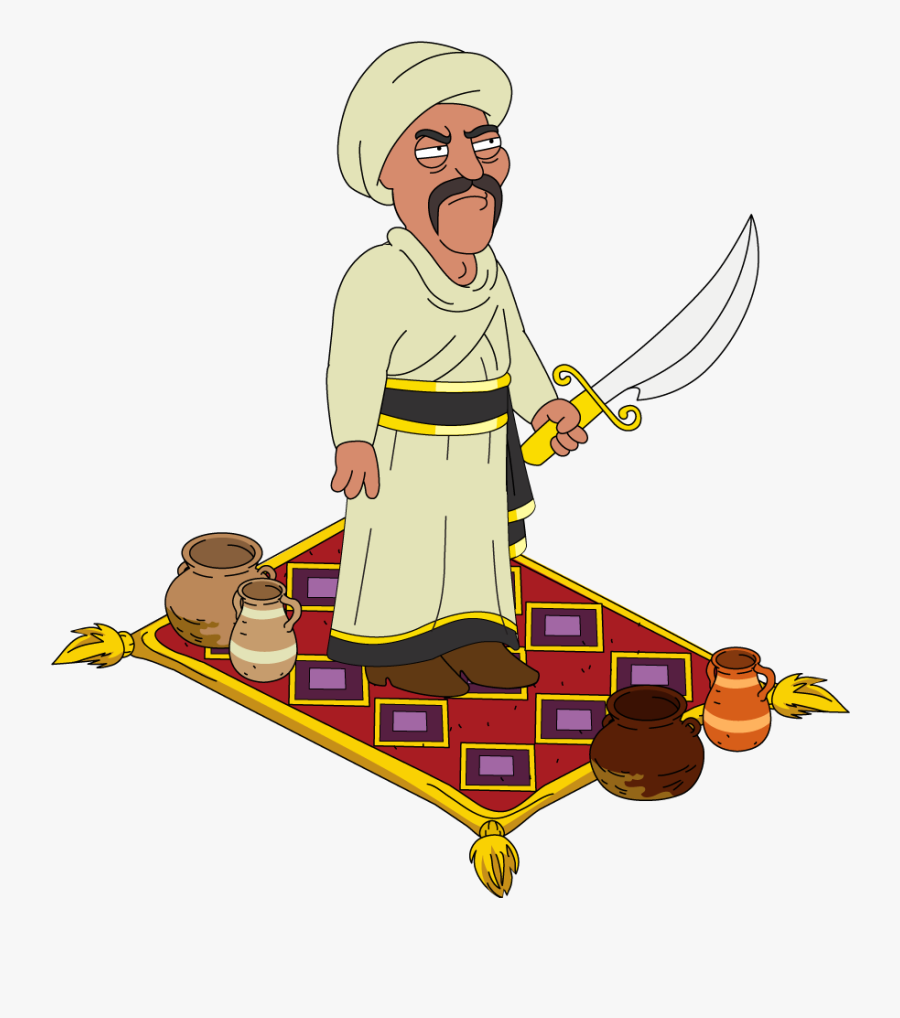 Decoration Swordsman Carpet@4x - Family Guy The Quest For Stuff Wwe, Transparent Clipart