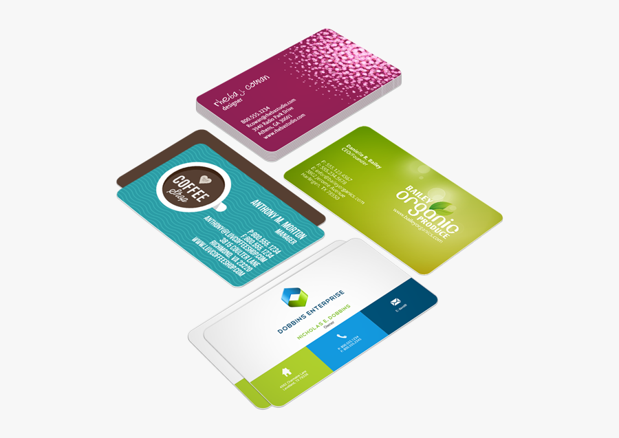 Clip Art Round Printrunner Com - Business Card Rounded Png, Transparent Clipart