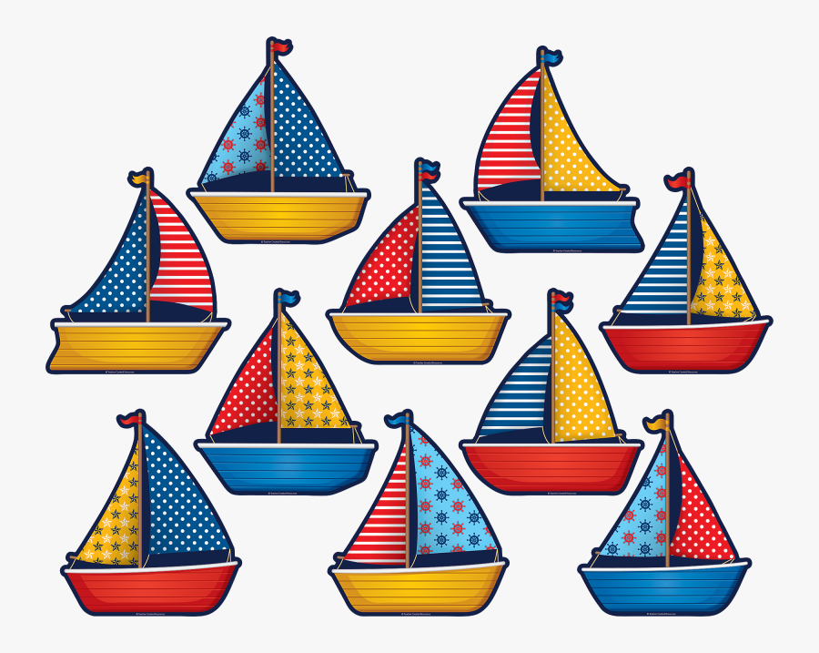 Sailboat Clipart Transparent - Bulletin Board Sailboats, Transparent Clipart