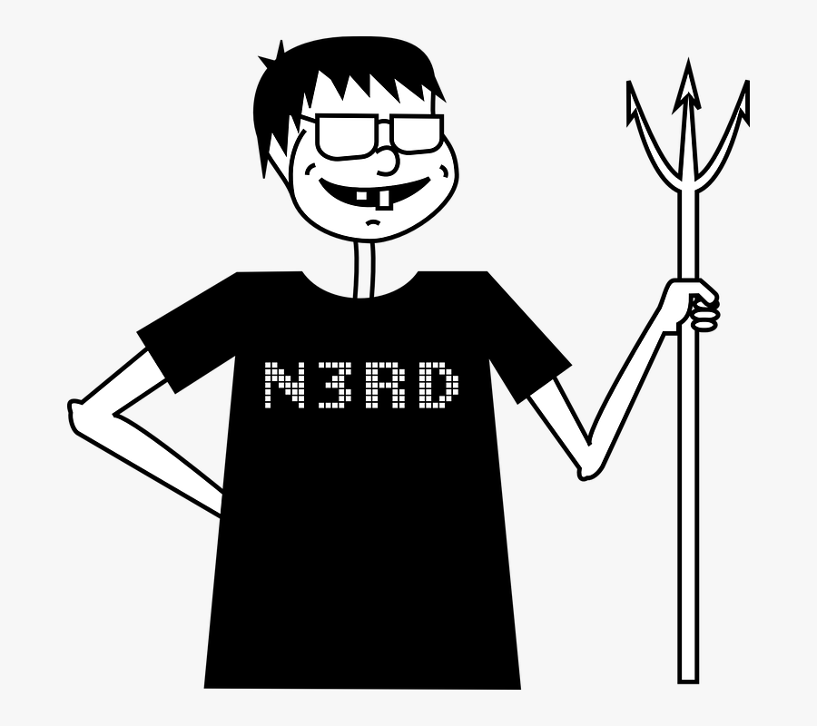 Evil Geek, Transparent Clipart