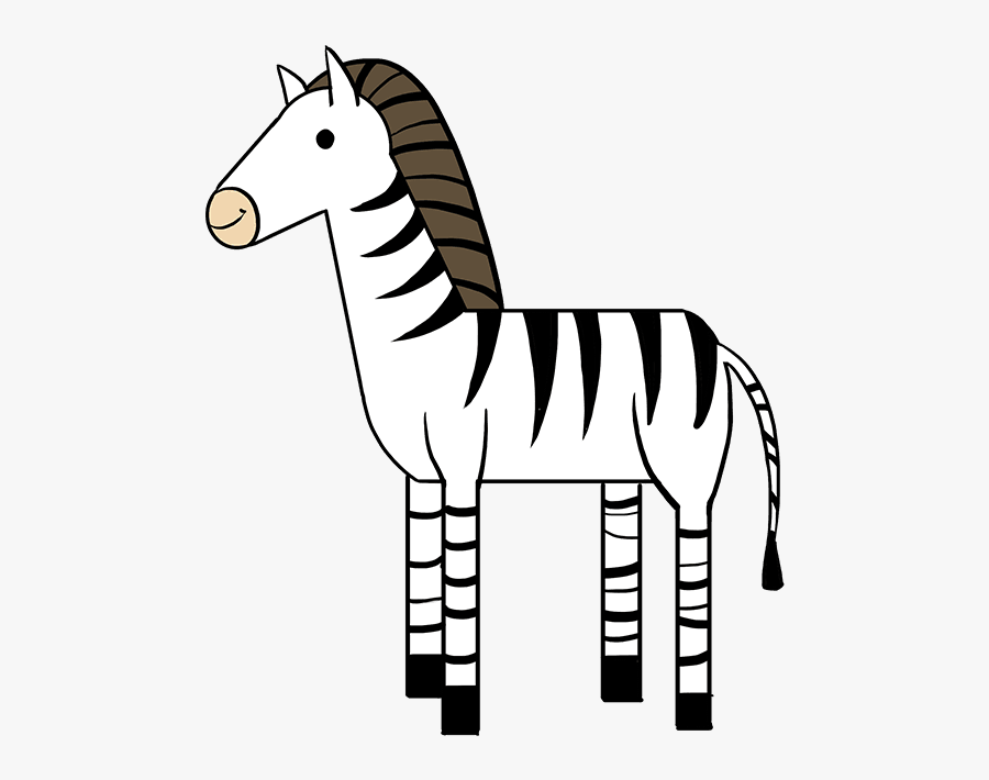 How To Draw Zebra - Zebra Zeichnen Einfach, Transparent Clipart