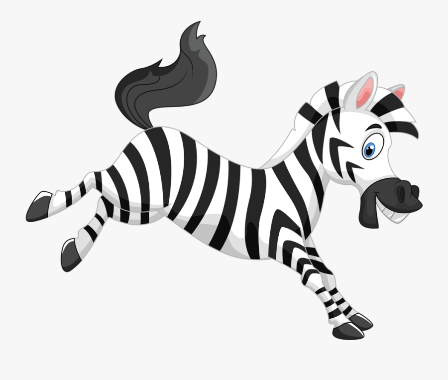 Zebra Cartoon Png - Cartoon Zebra Transparent Background, Transparent Clipart
