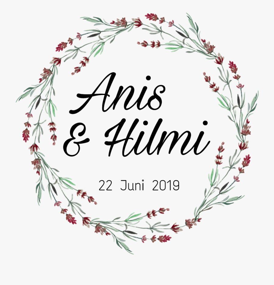 #wedding Card Design - Transparent Transparent Background Floral Png Wreath, Transparent Clipart