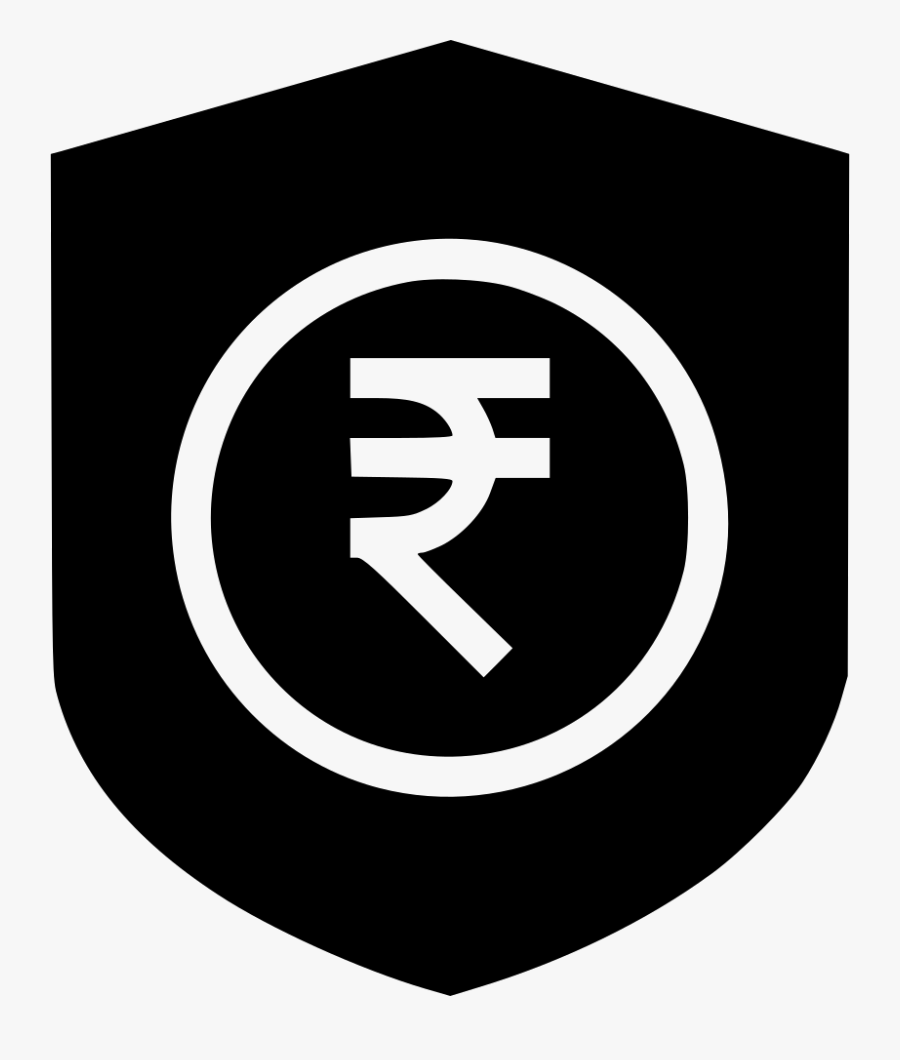 Insurance Indian Shield Secure - Indian Money Icon Png, Transparent Clipart