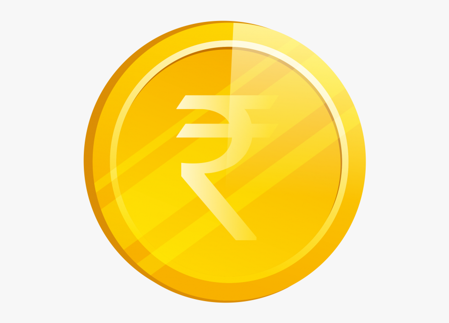 Gold Rupee Coin Png - Rupee Coin Logo Png, Transparent Clipart