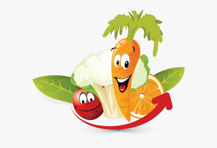 Fruits And Vegetables Animation , Png Download - Fruits And Vegetables Cartoon Png, Transparent Clipart