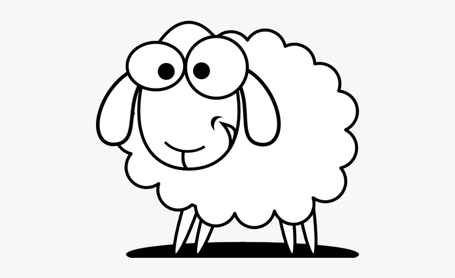 Baa Baa Black Sheep Clipart Black And White, Transparent Clipart