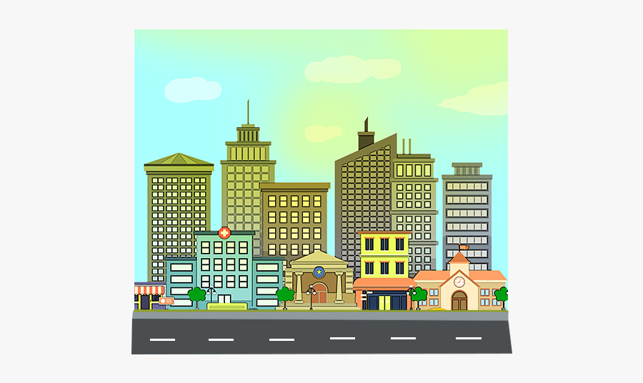 Places In The City Png, Transparent Clipart