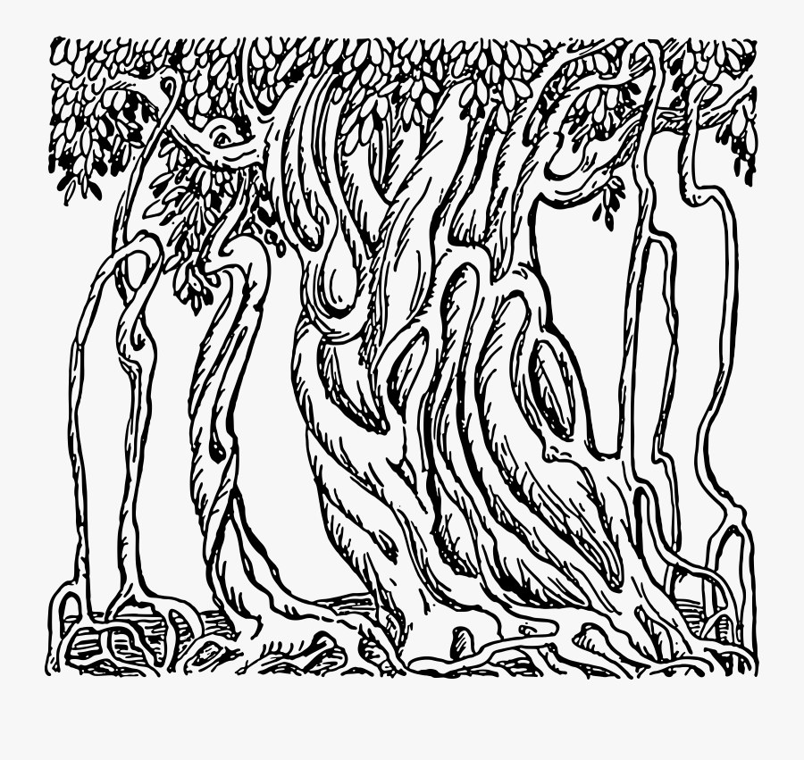 Banyan Tree Clip Arts - Banyan Tree Images Clip Art, Transparent Clipart