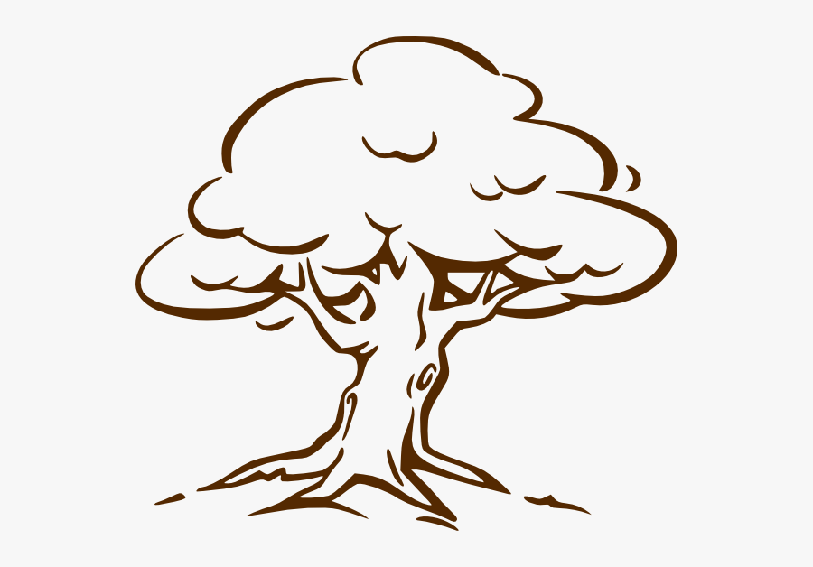 Tree Black And White, Transparent Clipart