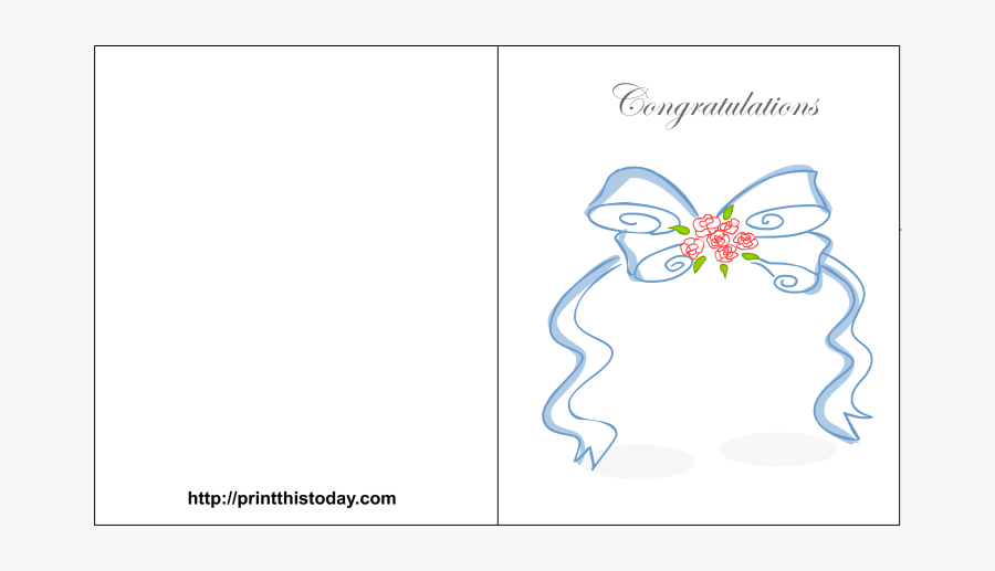 Wedding Card Clipart Free Download - Free Wedding Congratulations Card, Transparent Clipart