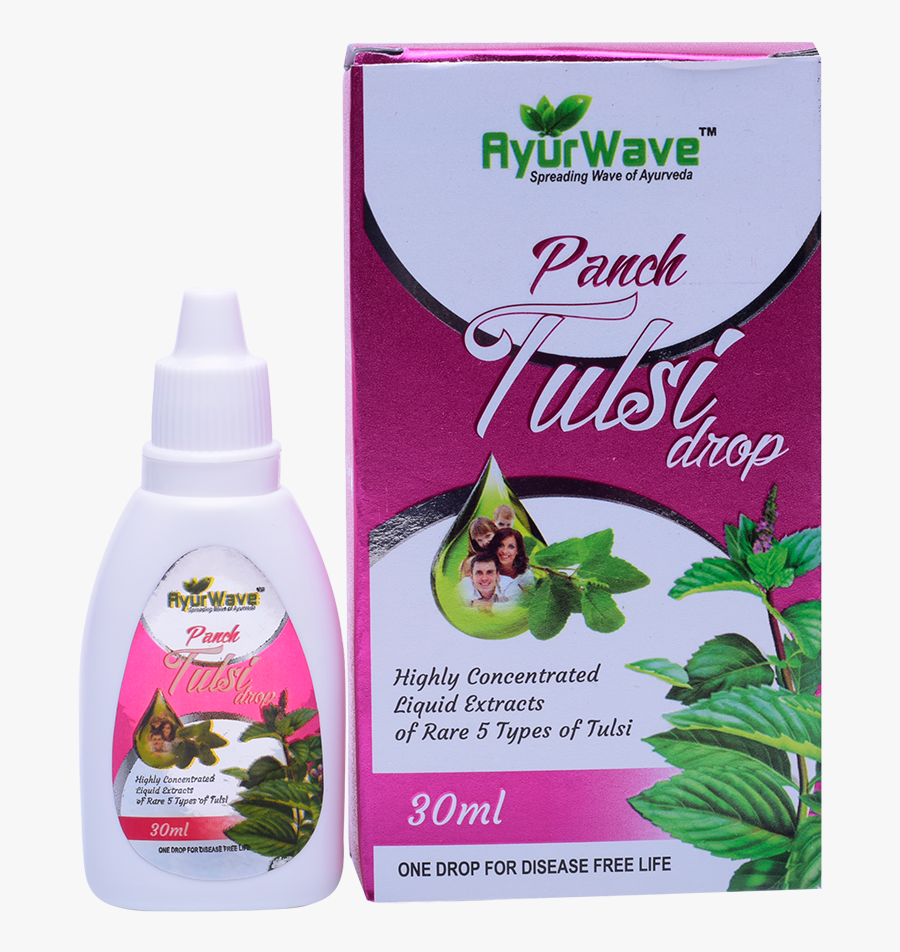 Ayurwave Panch Tulsi Drop, Transparent Clipart