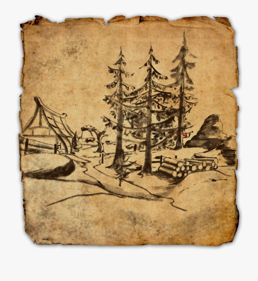 Clip Art Eastmarch Map Vi Wiki - Clockwork City Treasure Map 2, Transparent Clipart