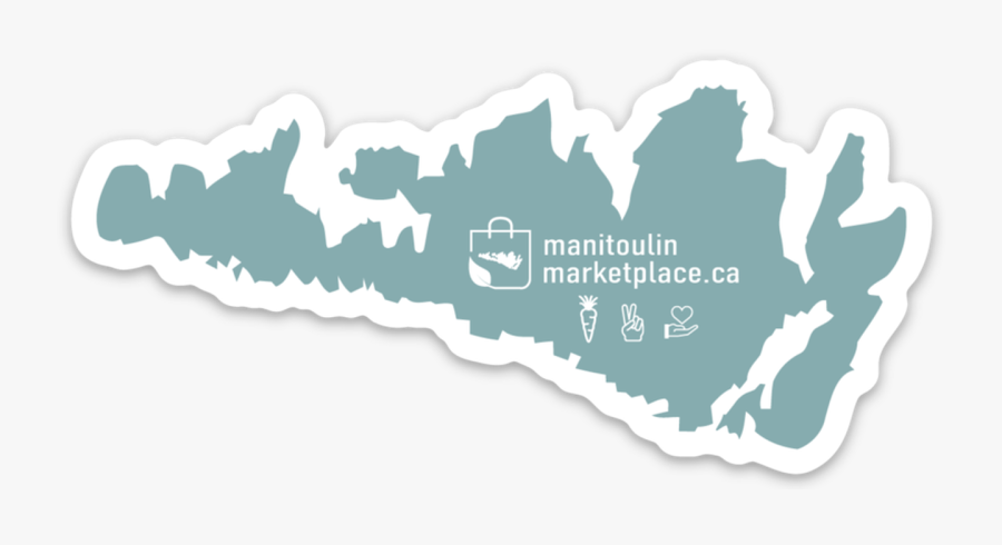 Manitoulin Island Outline, Transparent Clipart
