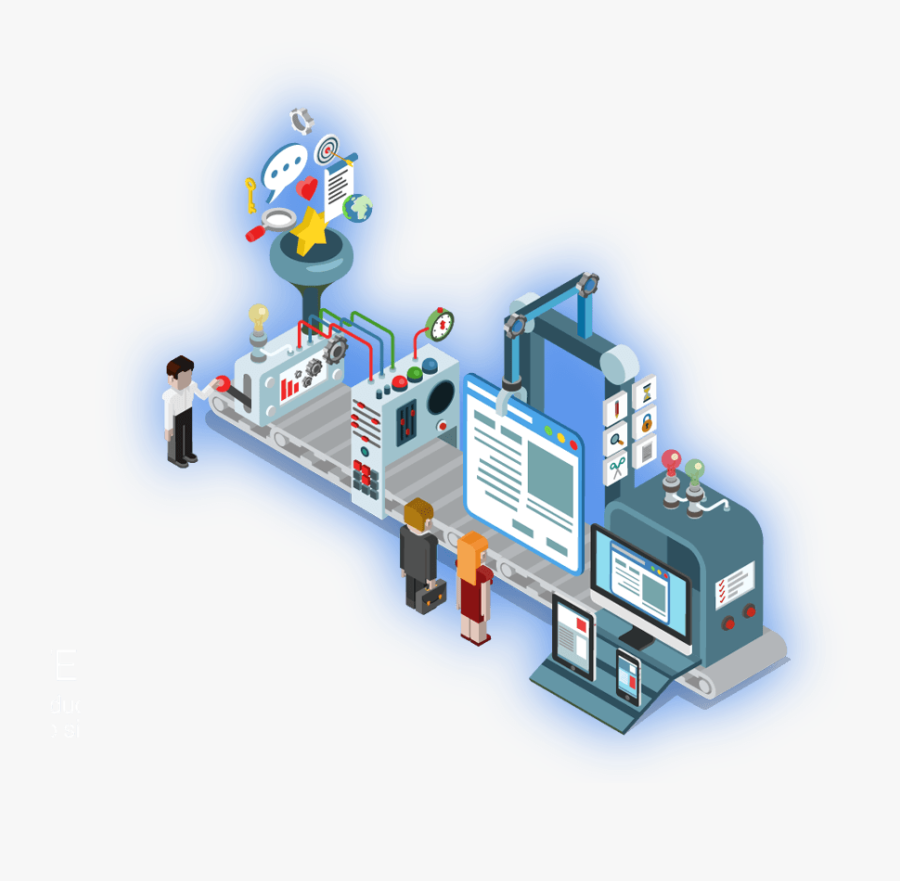 Website Development Vector Isometric, Transparent Clipart