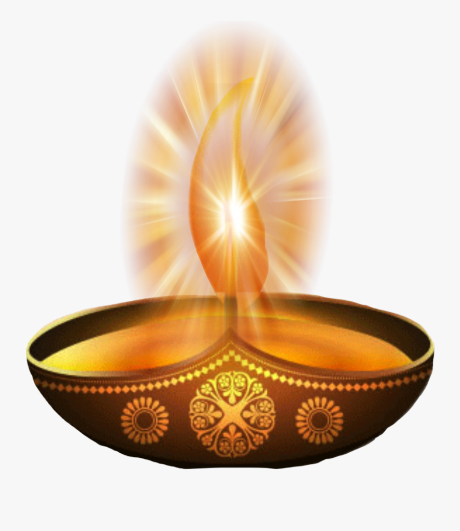 #diya #candle #jyoti #deepak By @sadna2018 #light #diwali - Diya Deepak, Transparent Clipart