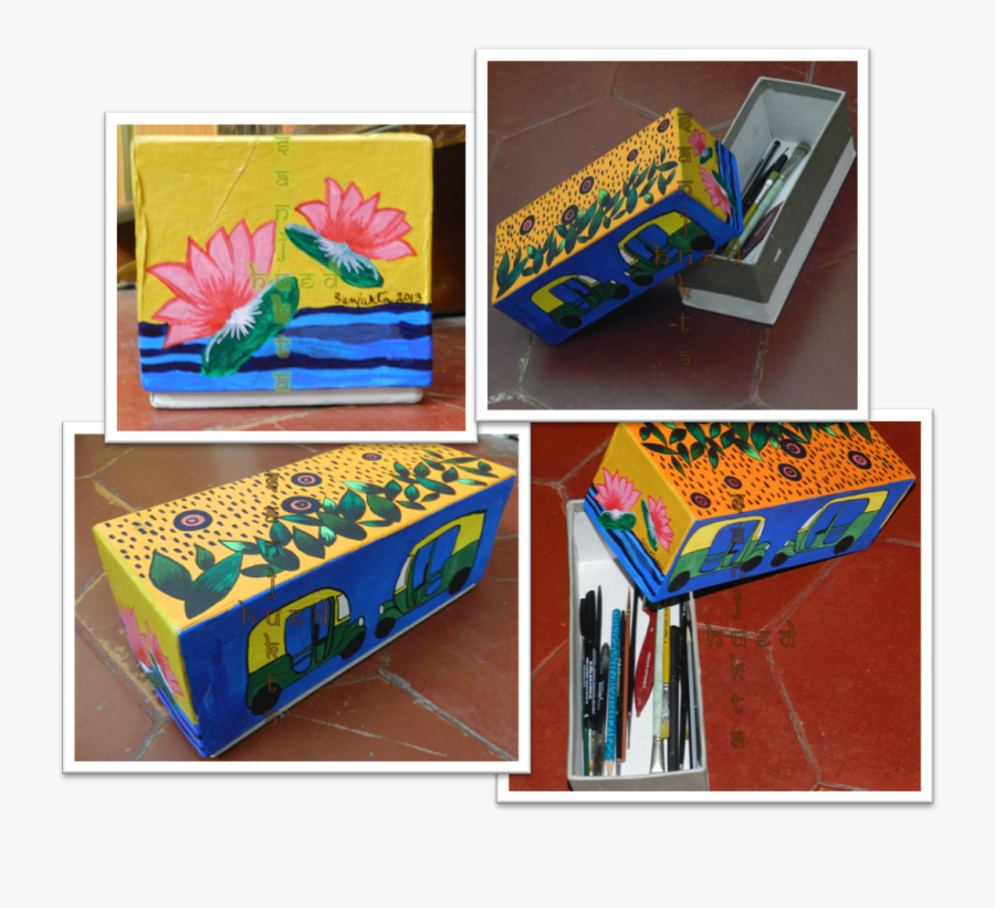 Boxed - Floral Design, Transparent Clipart