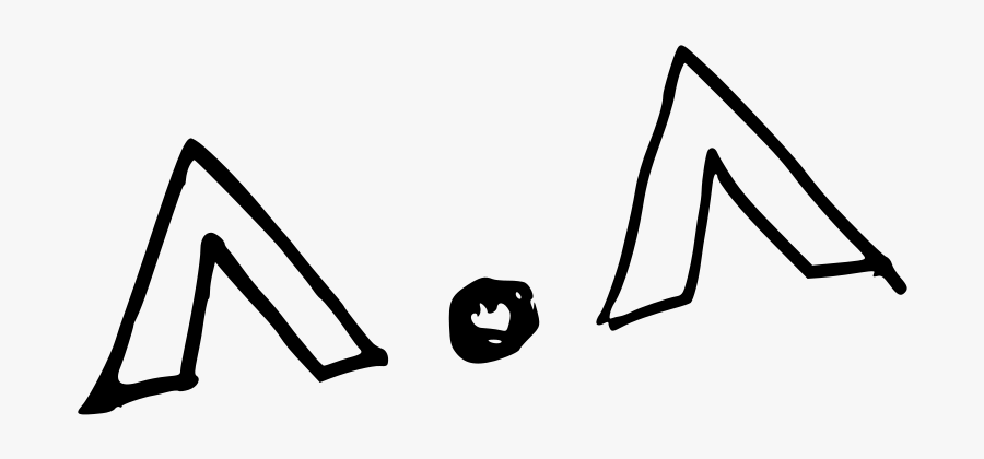 Emoticon Black Outlines, Transparent Clipart