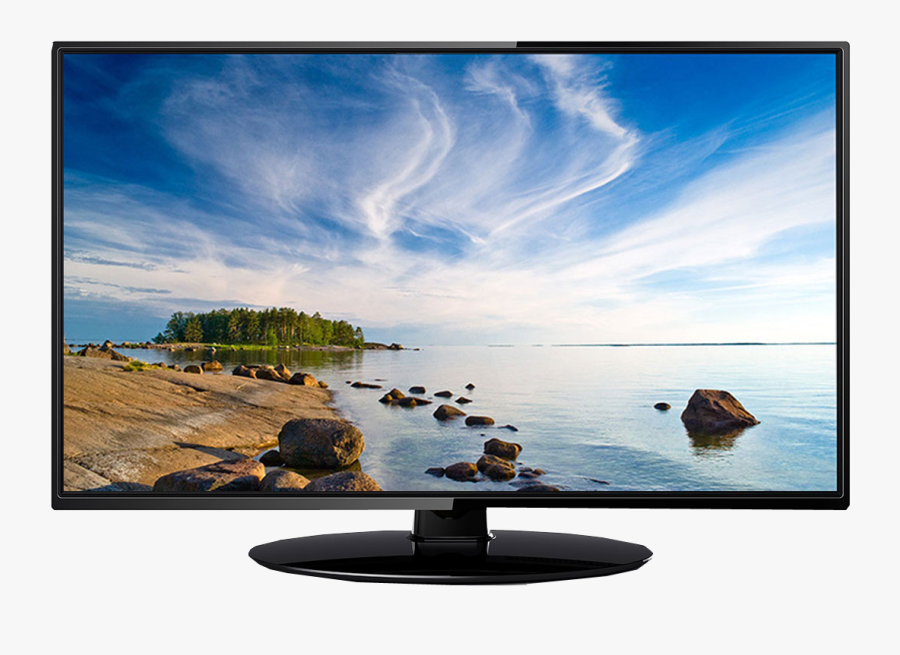 Computer Monitor,screen,display Device,television,output - Flat Screen Tv Png, Transparent Clipart