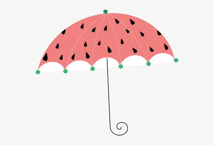 Transparent Precipitation Clipart - Umbrella Cute, Transparent Clipart