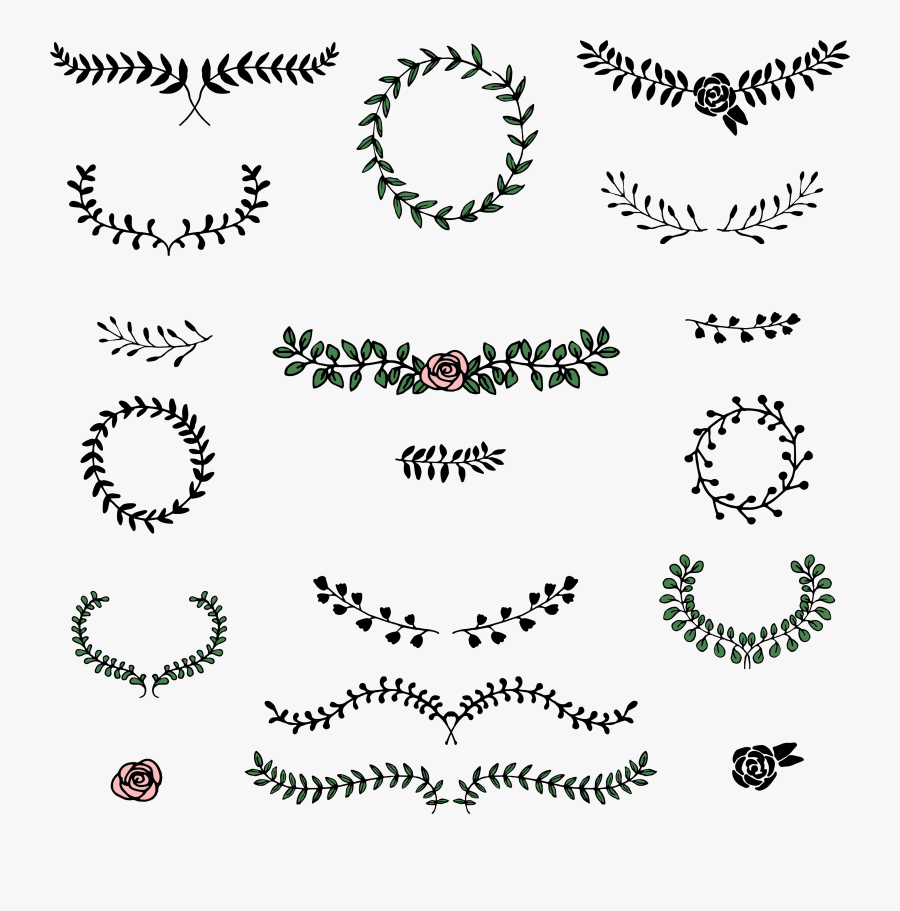 Over 250 Wedding Elements Vector - Transparent Chalkboard Elements Png, Transparent Clipart