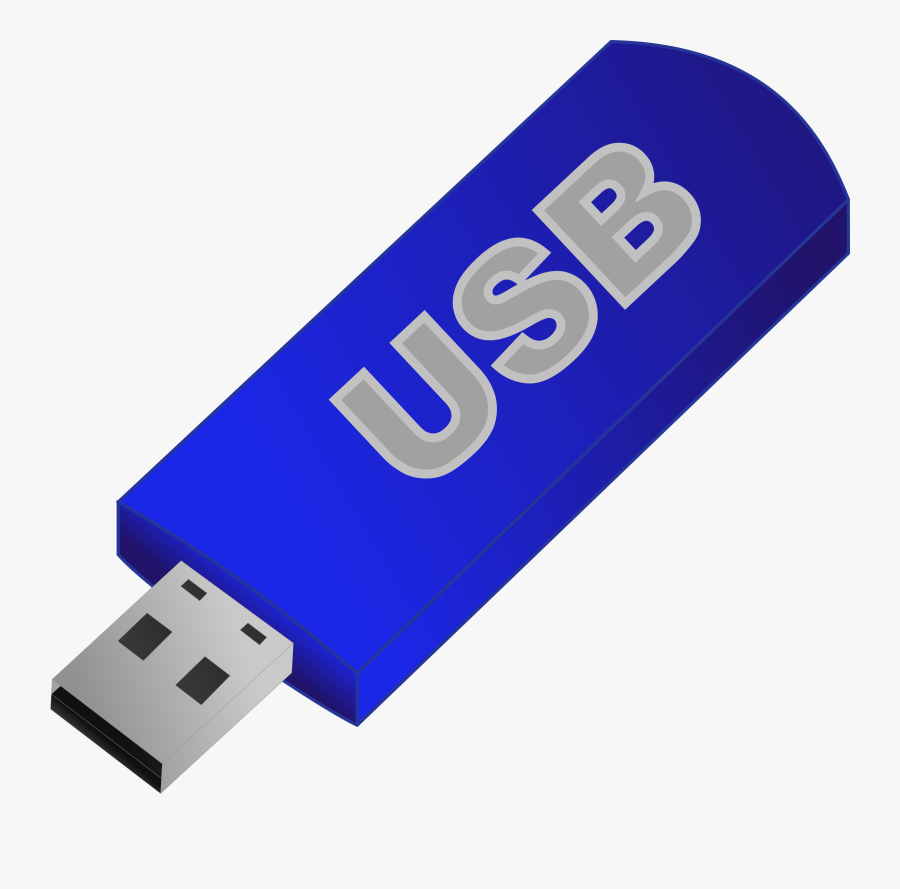 Clipart - Flash Drive Clip Art, Transparent Clipart