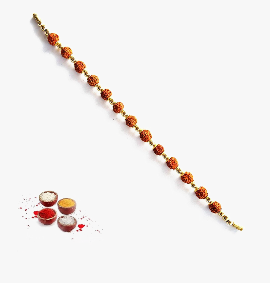 Rudraksha Beads Rakhi Png Photo - Beautiful Images Of Rakhi, Transparent Clipart