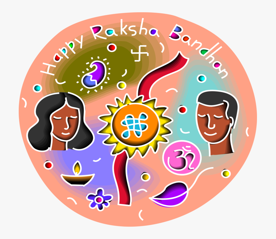 Transparent Raksha Bandhan Png - Circle, Transparent Clipart