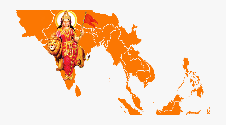 Party Bharatiya Janata Akhand Mata Hinduism Bharat - Akhand Bharat Mata, Transparent Clipart