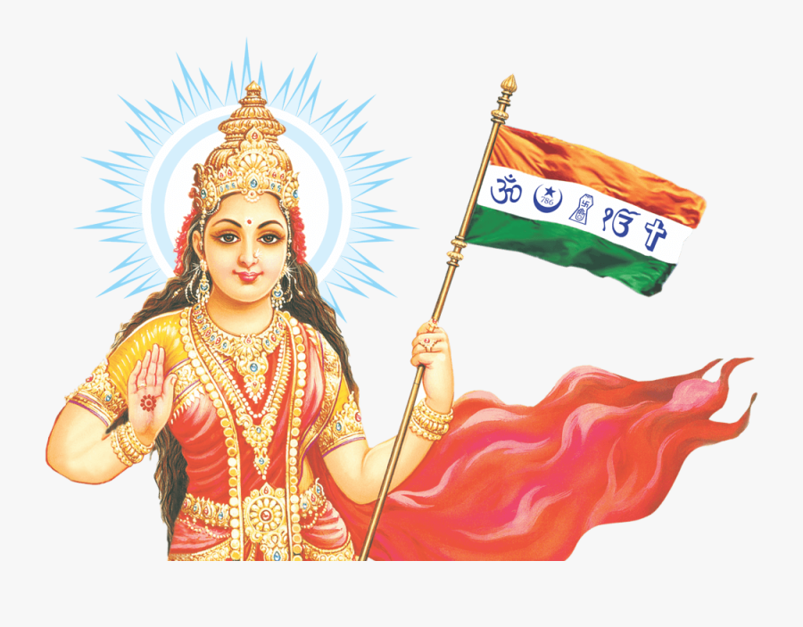 Bharat Mata Wallpaper - Bharat Mata Ki, Transparent Clipart