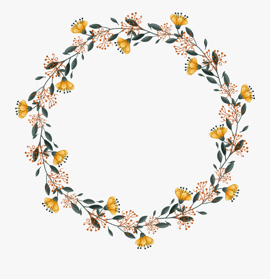 Wreath Transprent Free Download - Wedding Design Vector ...