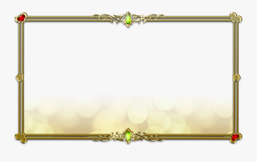Png Designs Frame Gold - Gold Photo Frame Png Hd, Transparent Clipart