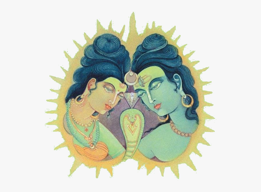 Shiva Shakti, Transparent Clipart