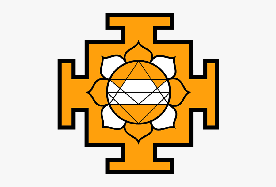 Wheel Of Dharma And Lotus Flower, Transparent Clipart
