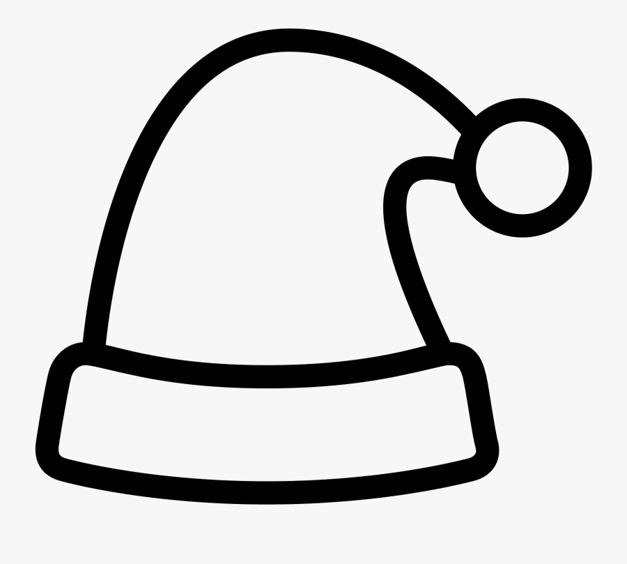 It"s A Logo Of Santa"s Hat - Clip Art, Transparent Clipart
