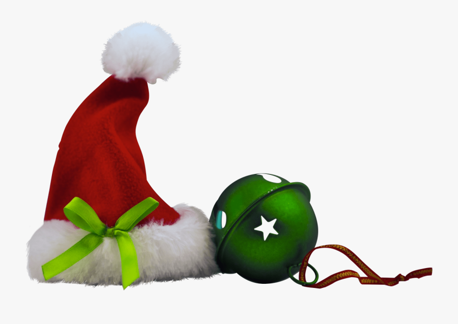 Christmas Hat And Bell - Christmas, Transparent Clipart