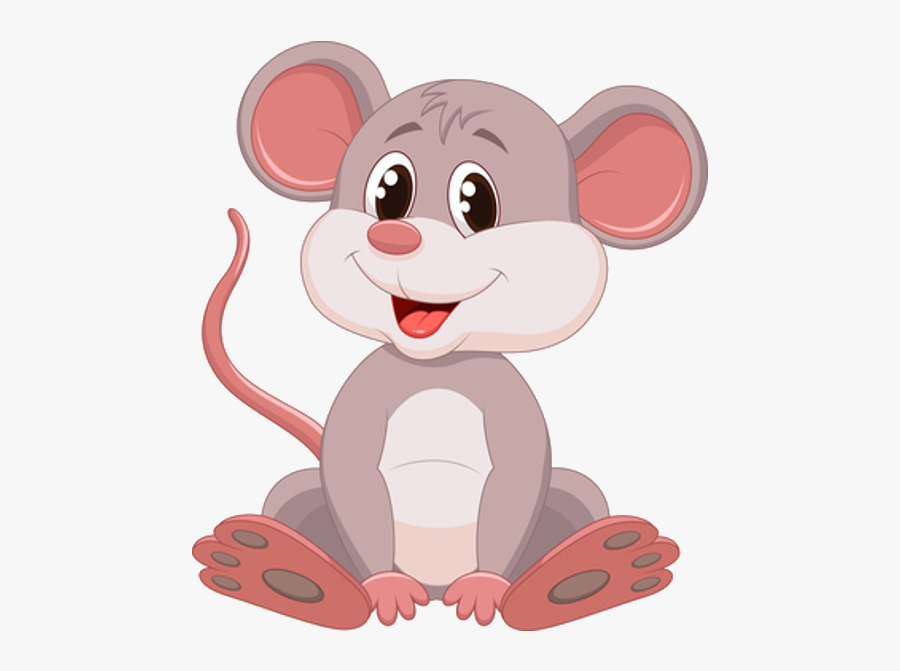 Funny Cute Cartoon Mouse - Crispr Cas9 In Mouse, Transparent Clipart