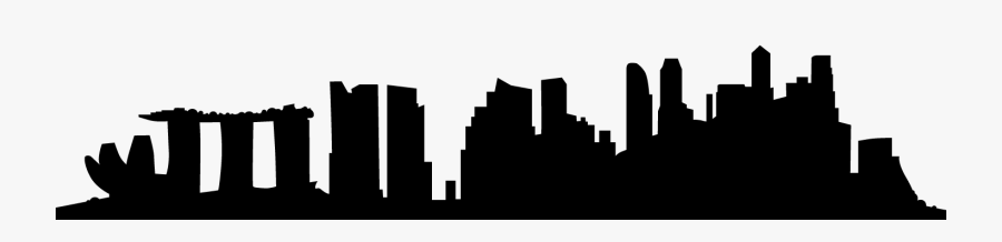 Calgary Skyline Silhouette Png, Transparent Clipart