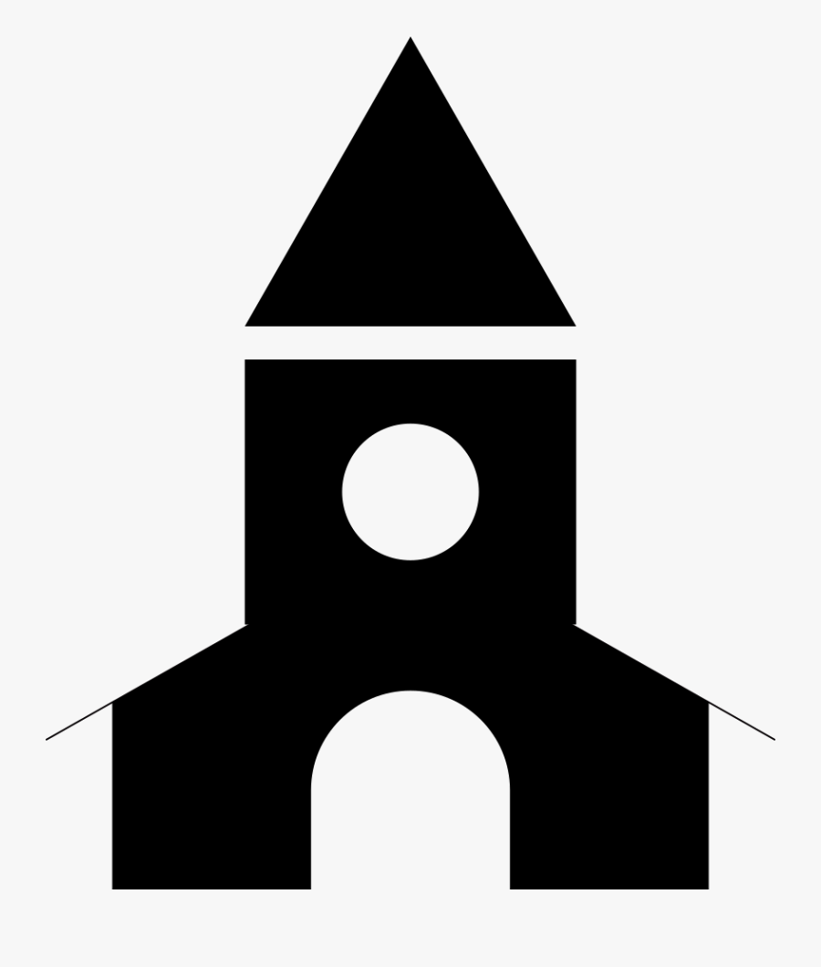 Temple - Church Symbol In Colours, Transparent Clipart