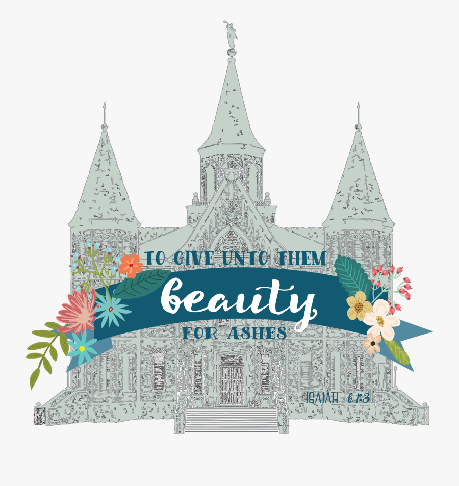 Provo City Center Temple Beauty For Ashes, Transparent Clipart