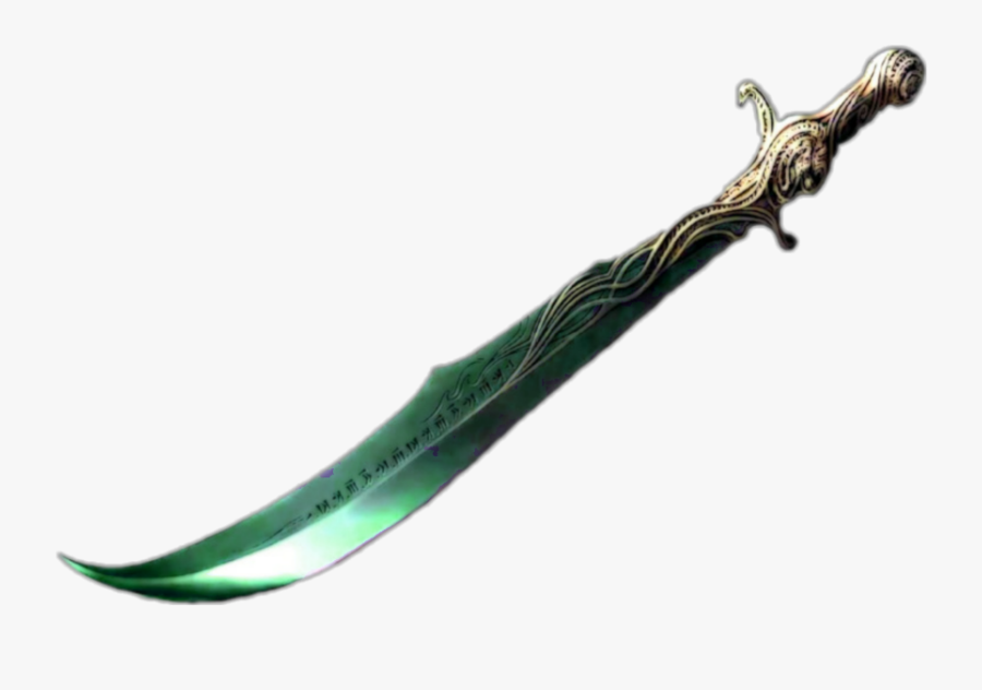 #saif #talwar #sword #green - Sabre, Transparent Clipart