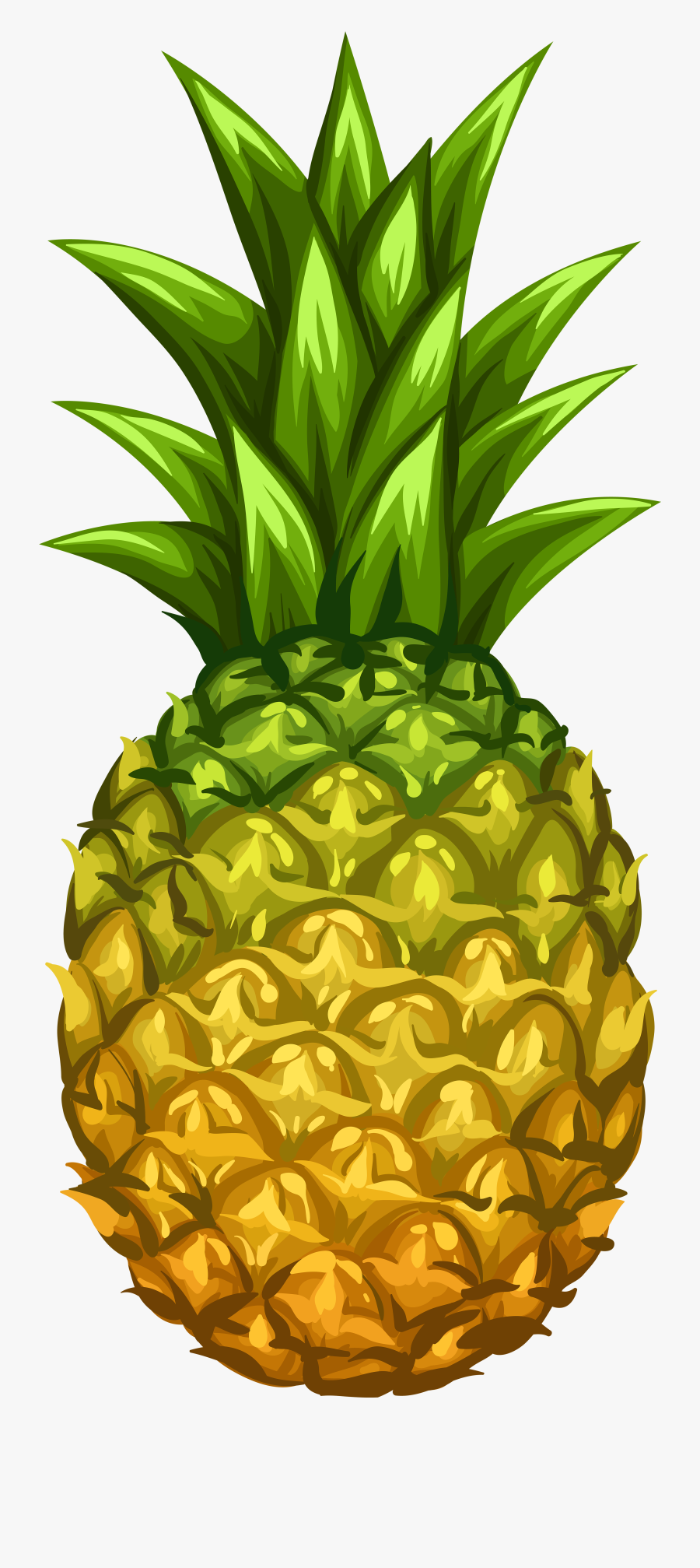 Png Of A Pineapple - Retro Pineapple, Transparent Clipart
