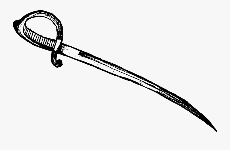 Drawing Png Free Images - Sword Black And White Hd Png, Transparent Clipart