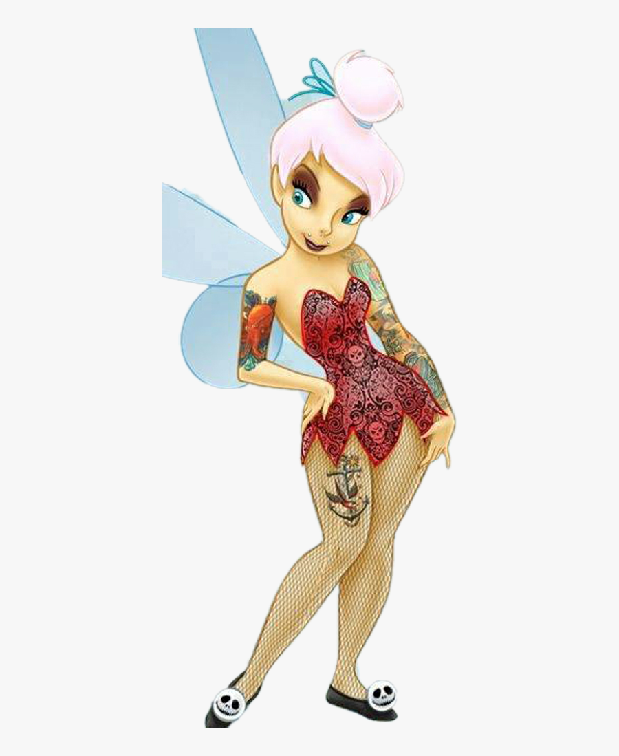 Transparent Tinkerbell Silhouette Png - Bad Tinkerbell, Transparent Clipart