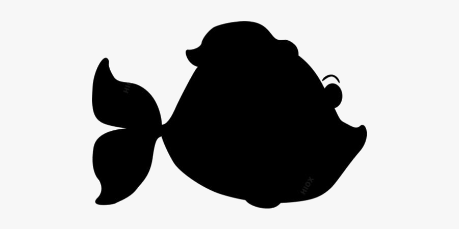 Big Fish Clipart Png Black And White, Transparent Clipart