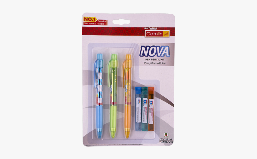 Nova Mechanical Pencils - Camlin Nova Pen Pencil, Transparent Clipart