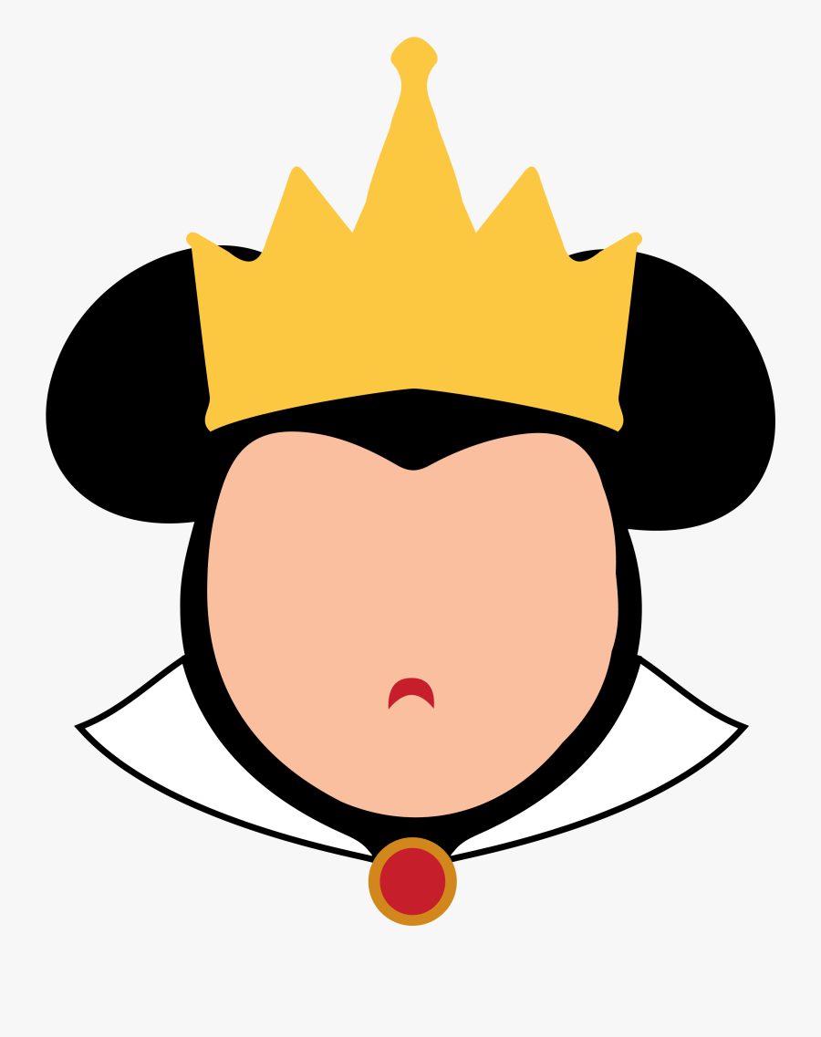 Mickey Mouse Minnie Mouse Evil Queen Snow White - Evil Queen Crown Silhouettes, Transparent Clipart