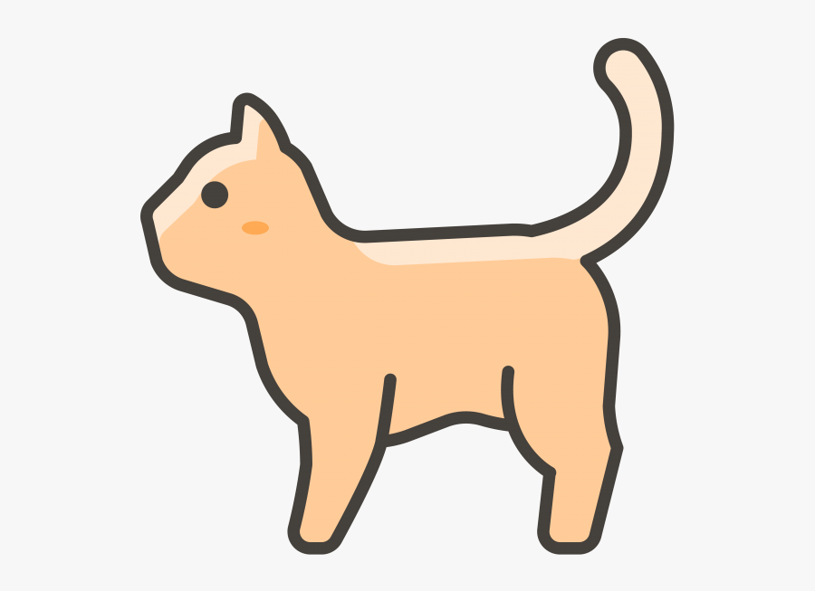 Transparent Cat Tail Png, Transparent Clipart