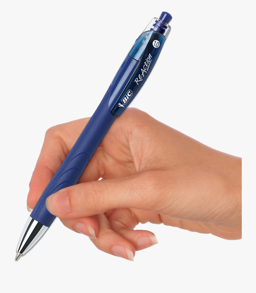 Pen On Hand Png Image - Clipart Writing Hand With Pen, Transparent Clipart