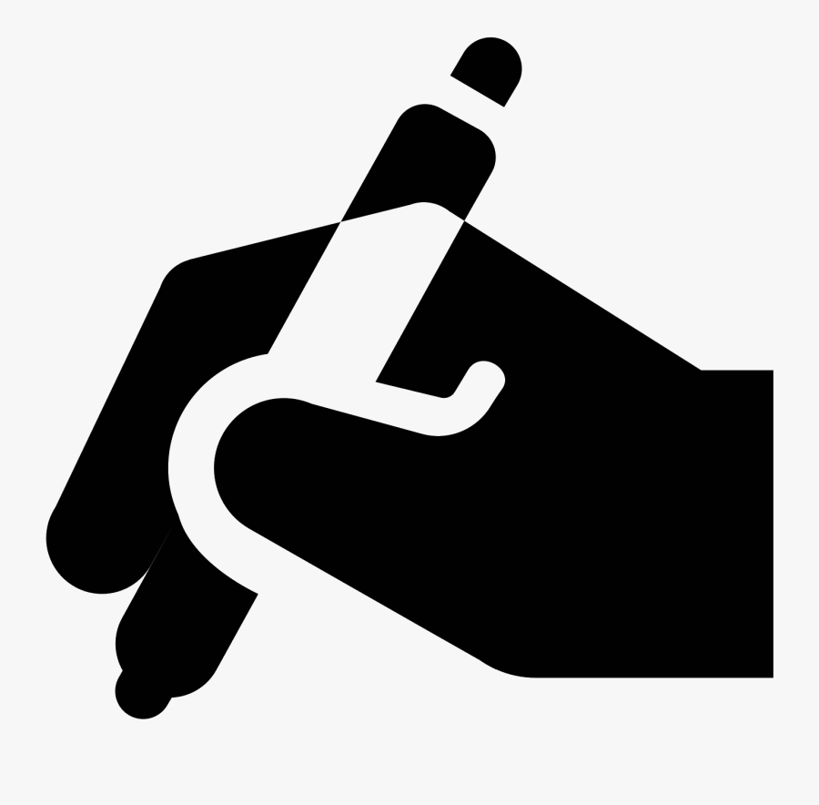 Transparent Hand Png Icon - Escrevendo Png, Transparent Clipart